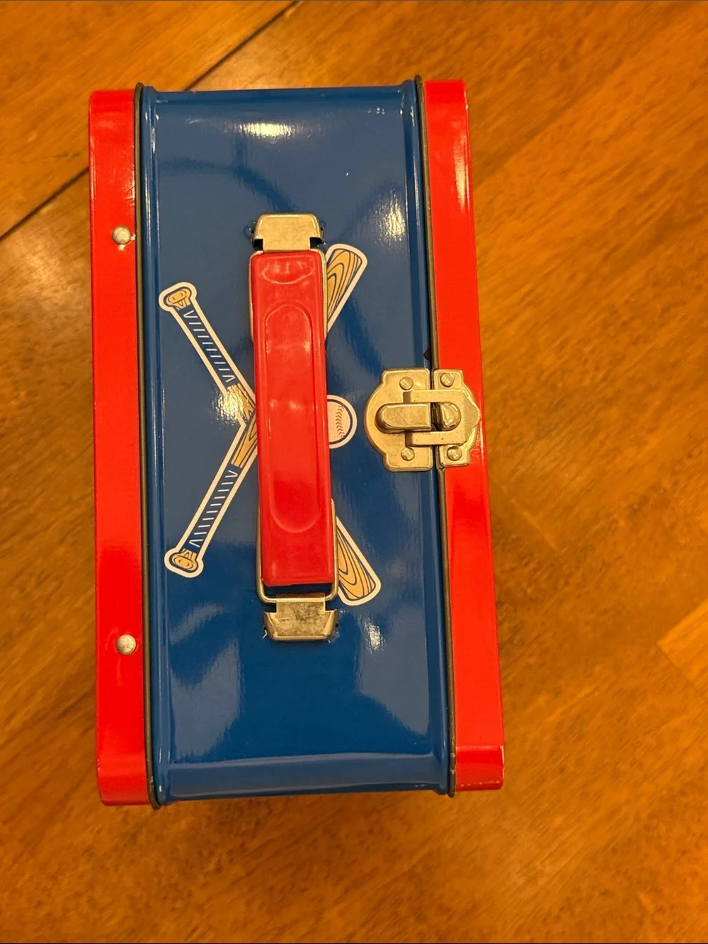 Los Angeles Dodgers Kids Tin Lunchbox - Red & Green 1999 new